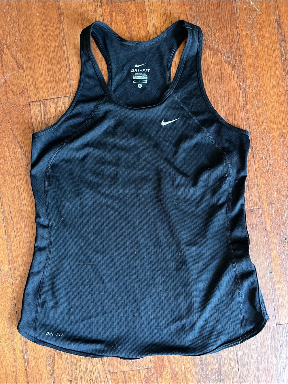 Nike Black Dri-FIT Racerback Tank Top - Women's Athletic Tank